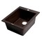 Alfi Brand Chocolate 17" Drop-In Rectangular Granite Composite Kitchen Prep Sink AB1720DI-C - alternate 3